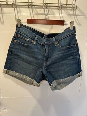 GAP Dark Blue Cuffed Denim Shorts